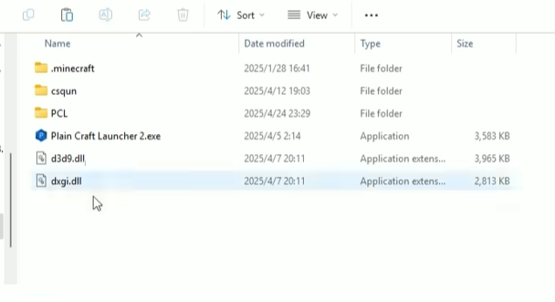 粘贴d3d9.dll dxgi.dll到plc2文件夹